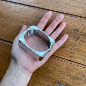 Rebecca Minkoff Handcuff Bracelet chunky big statement jewelry